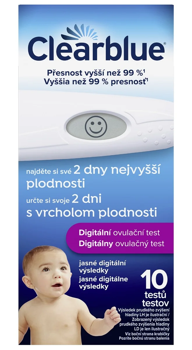 Clearblue Digitální ovulační test 10 ks