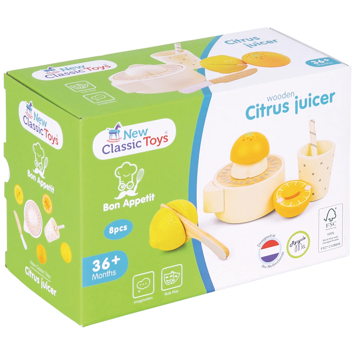 New Classic Toys Dřevěný lis na citrusy