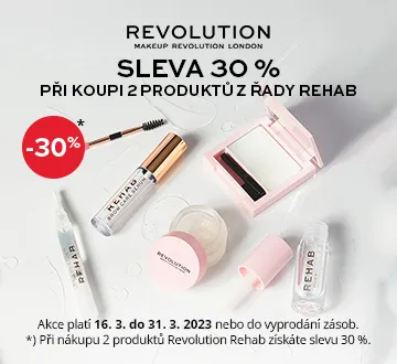 Revolution Rehab při 2 ks SLEVA 30 % (březen 2023)