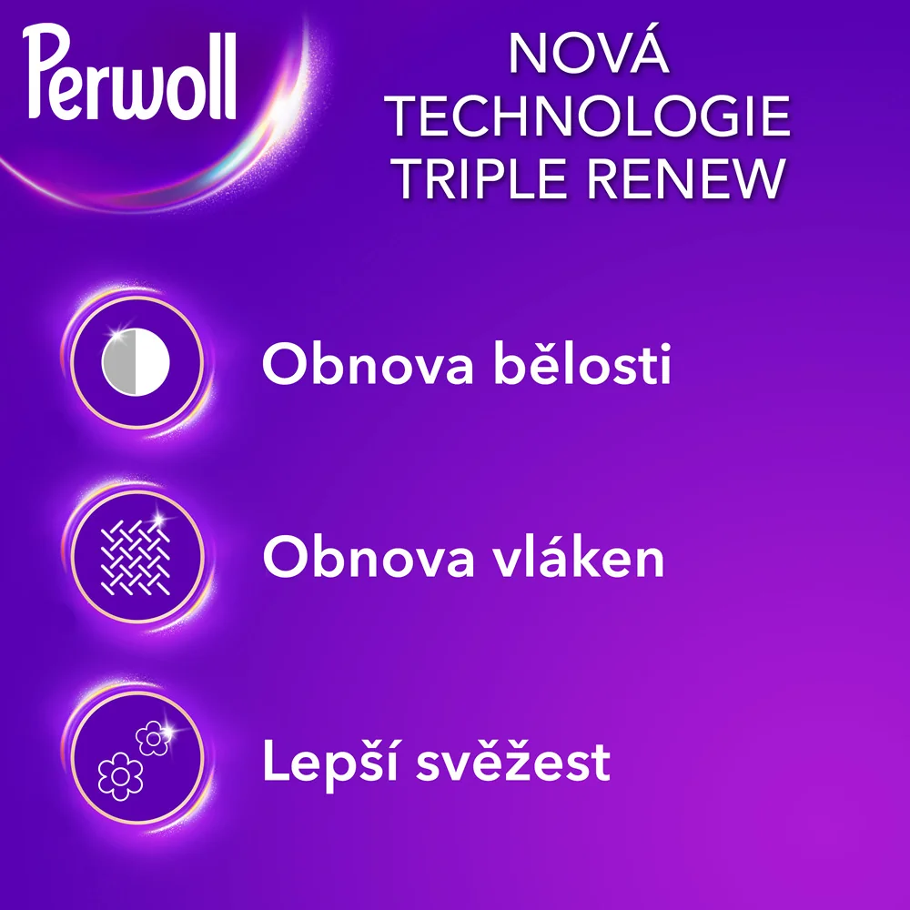 Perwoll Prací gel White 3 l 60 dávek