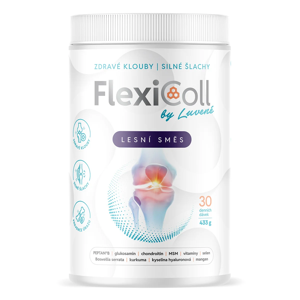 Luvené FlexiColl Kloubní výživa FlexiColl lesní směs