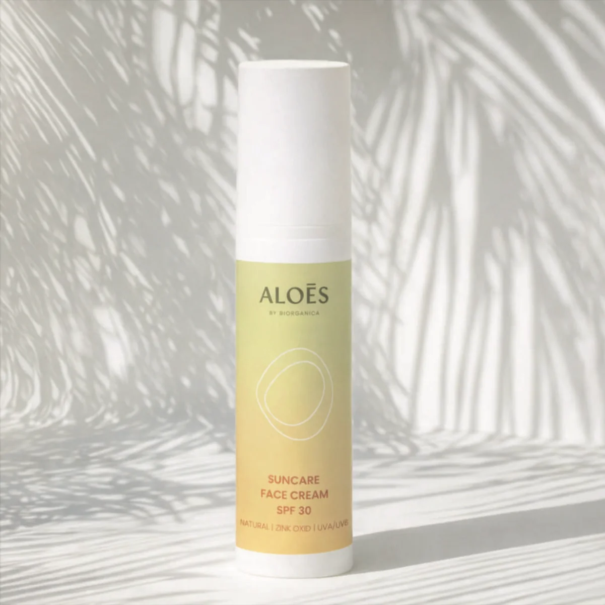 Aloés by Biorganica přírodní opalovací krém na obličej SPF30 50 ml