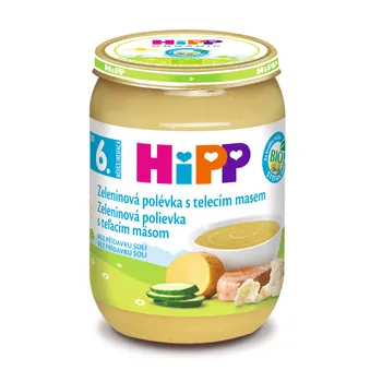 Hipp BABY MENU BIO Polévka zeleninová s telecím 190 g