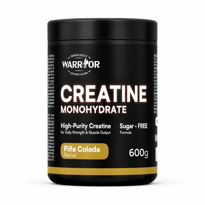 Warrior Kreatin monohydrát v práškové formě 600g Piňa Colada