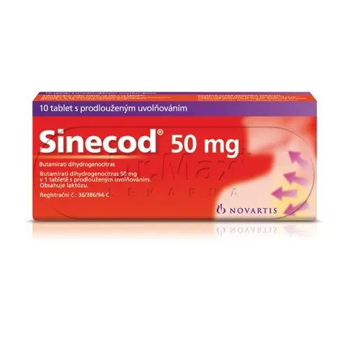 Sinecod 50 mg 10 tablet s prodlouženým uvolňováním