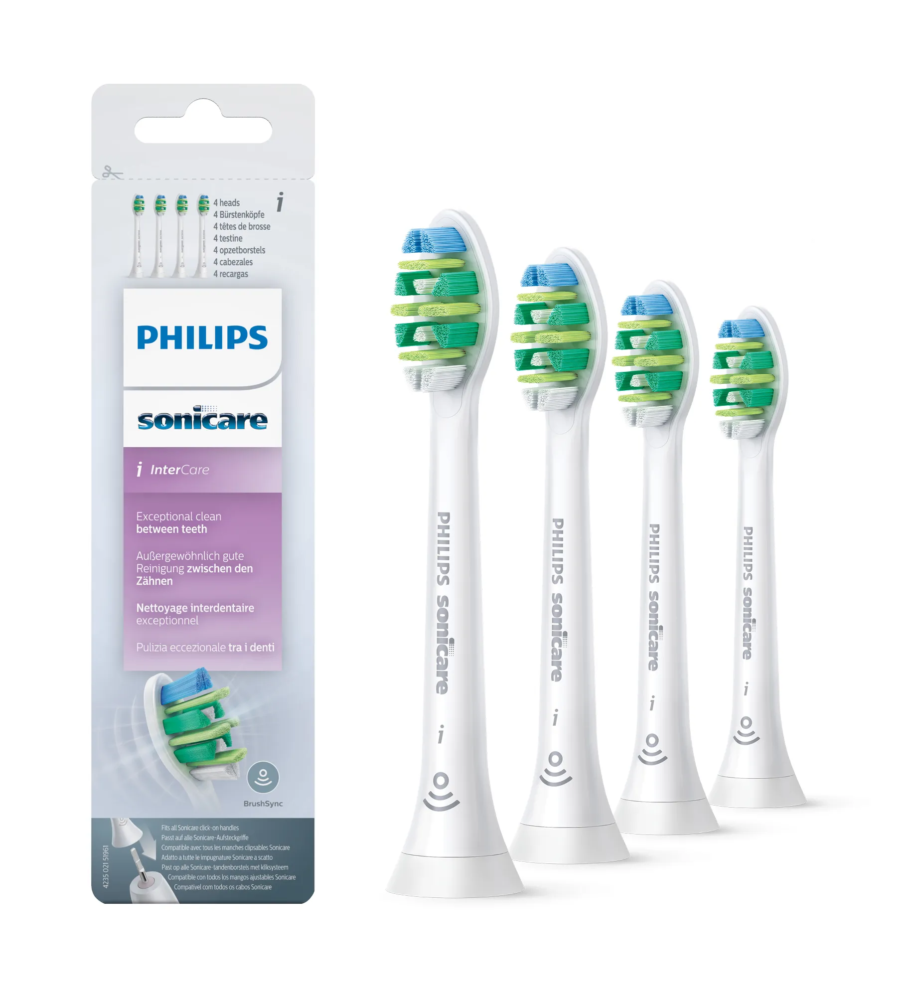 Philips Sonicare InterCare Standard HX9004/10 náhradní hlavice 4 ks