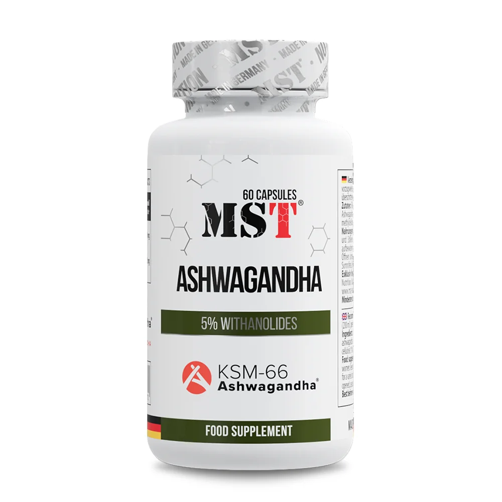 MST Nutrition Ashwagandha KSM-66 60 cps