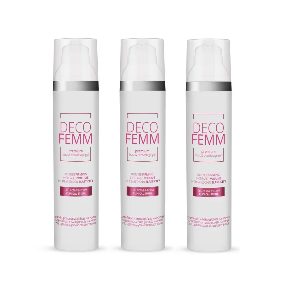 VALAVANI DecoFemm Zpevňující a formující gel na poprsí 3x100 ml