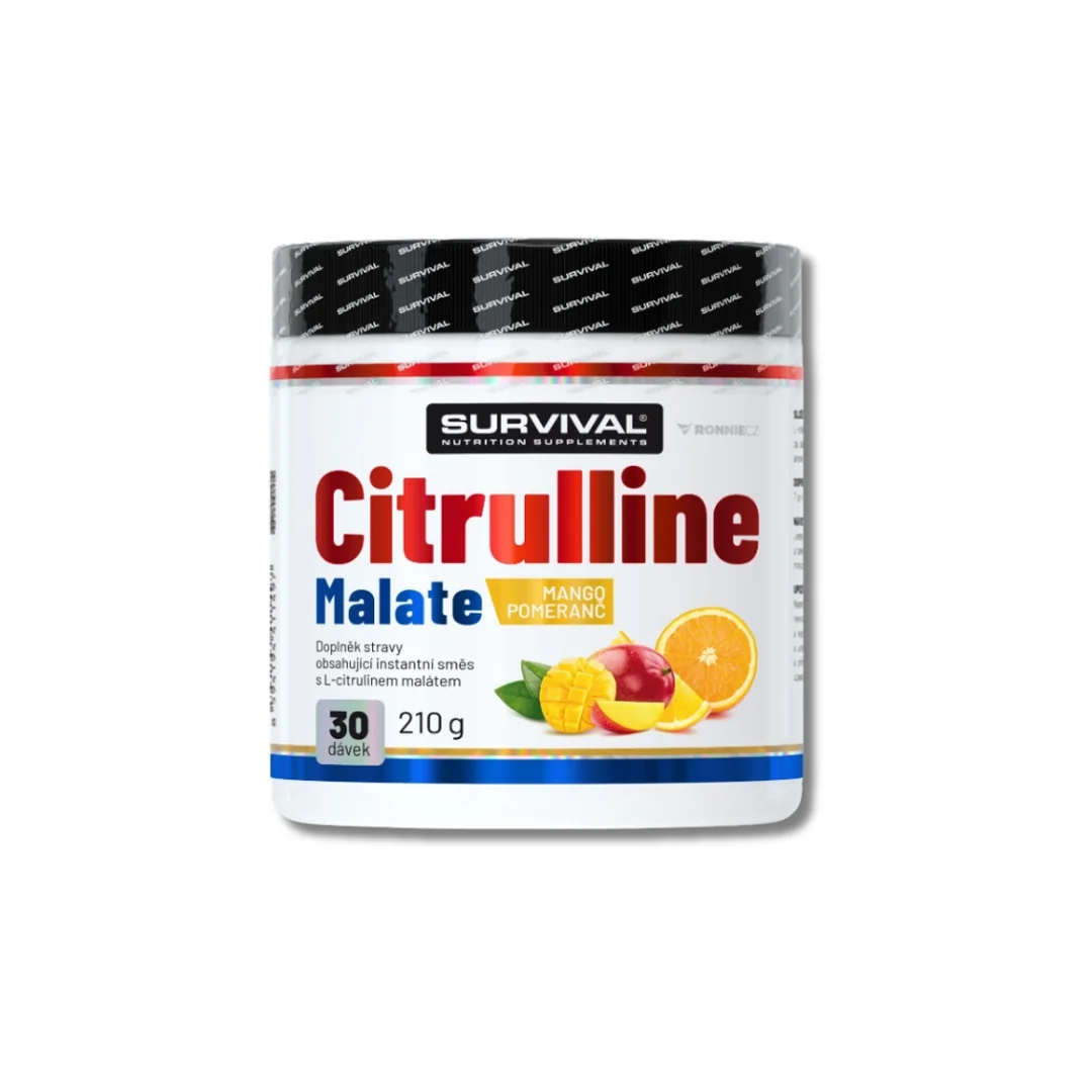Survival Citrulline Malate 210 g mango-pomeranč