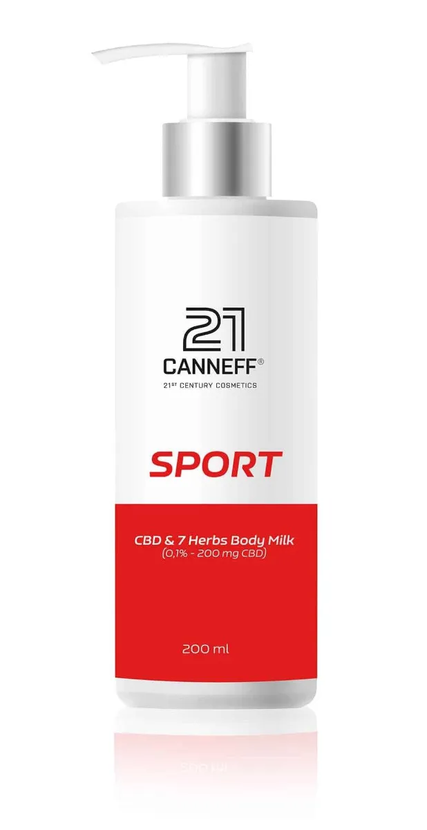 CANNEFF Sport CBD & 7 Herbs Body Milk 200 ml