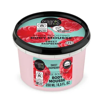 Organic Shop Mix&Match Povzbuzující tělová pěna Sladká malina 250 ml