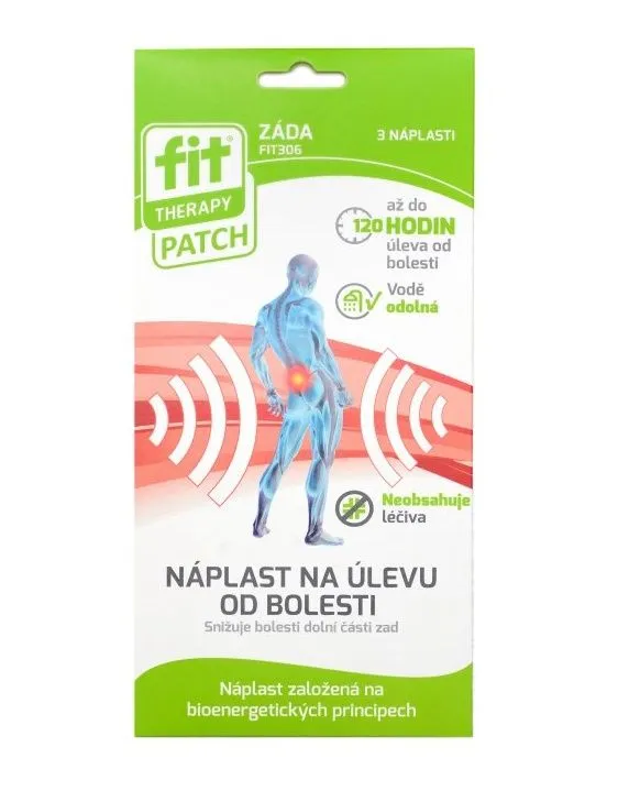 FIT Therapy Náplast na záda 3 ks