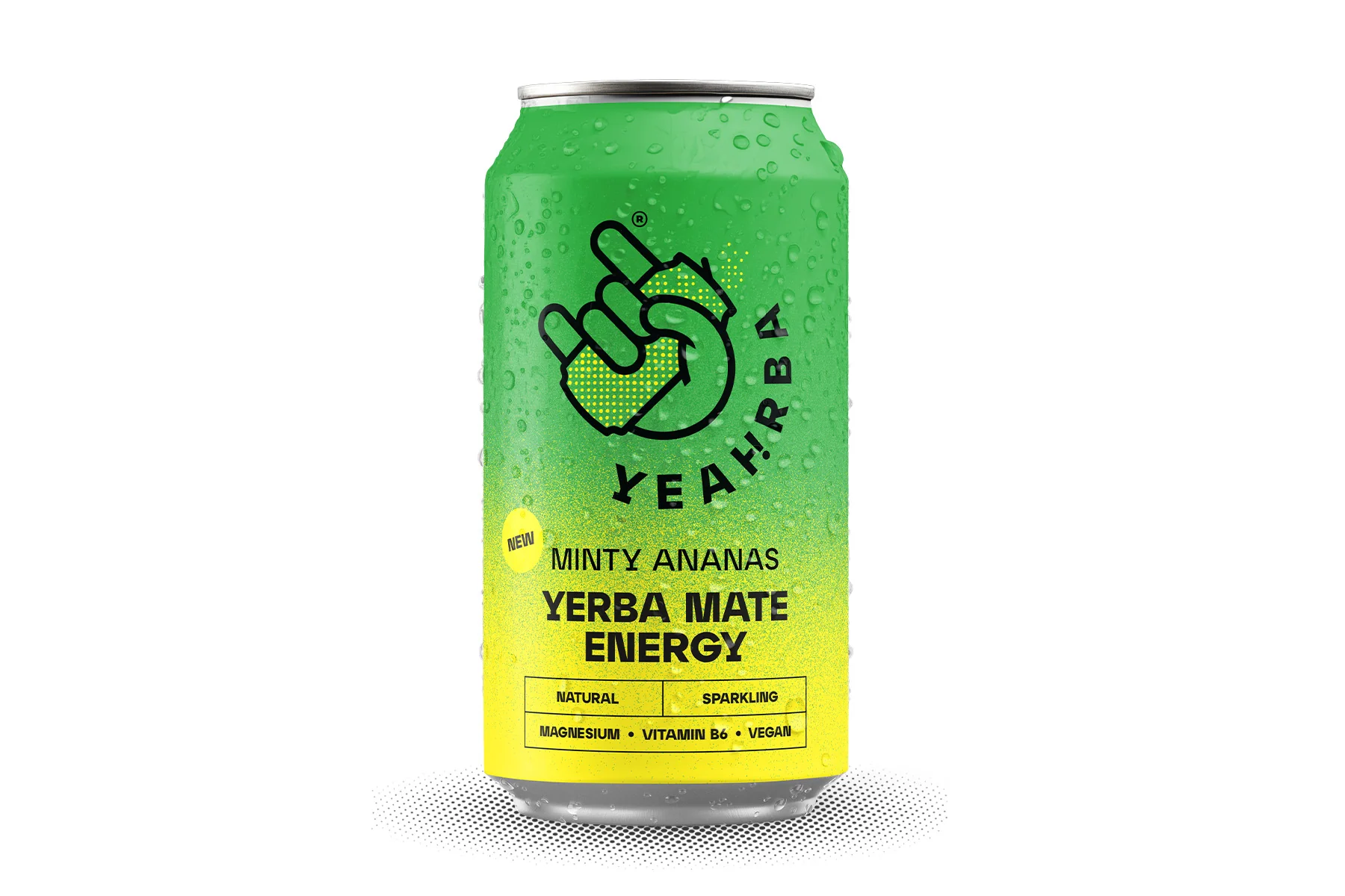 Yeahrba Mate Energy Drink Minty Ananas 330 ml