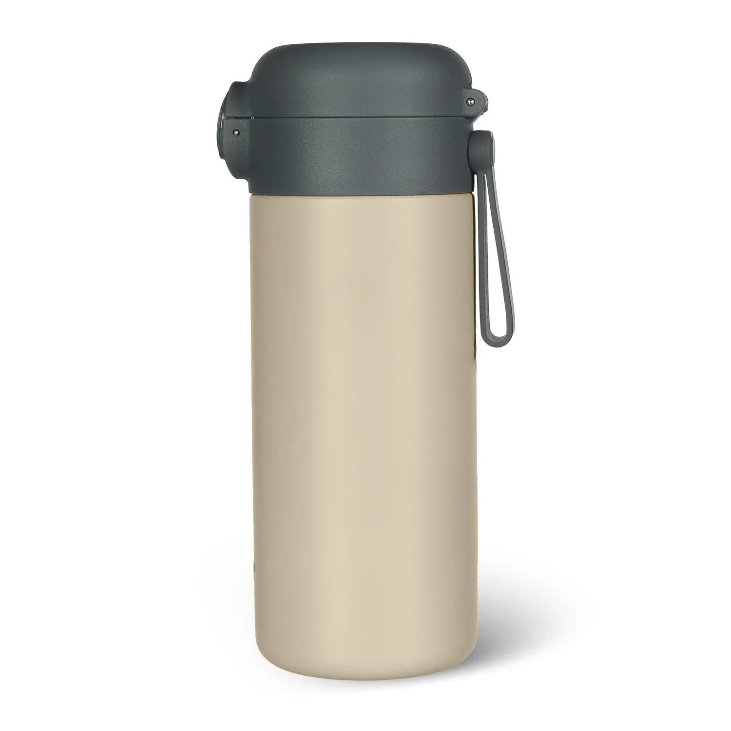 Zopa Termoska na tekutiny s brčkem a silikonovým držákem 350 ml, Cookie beige 5
