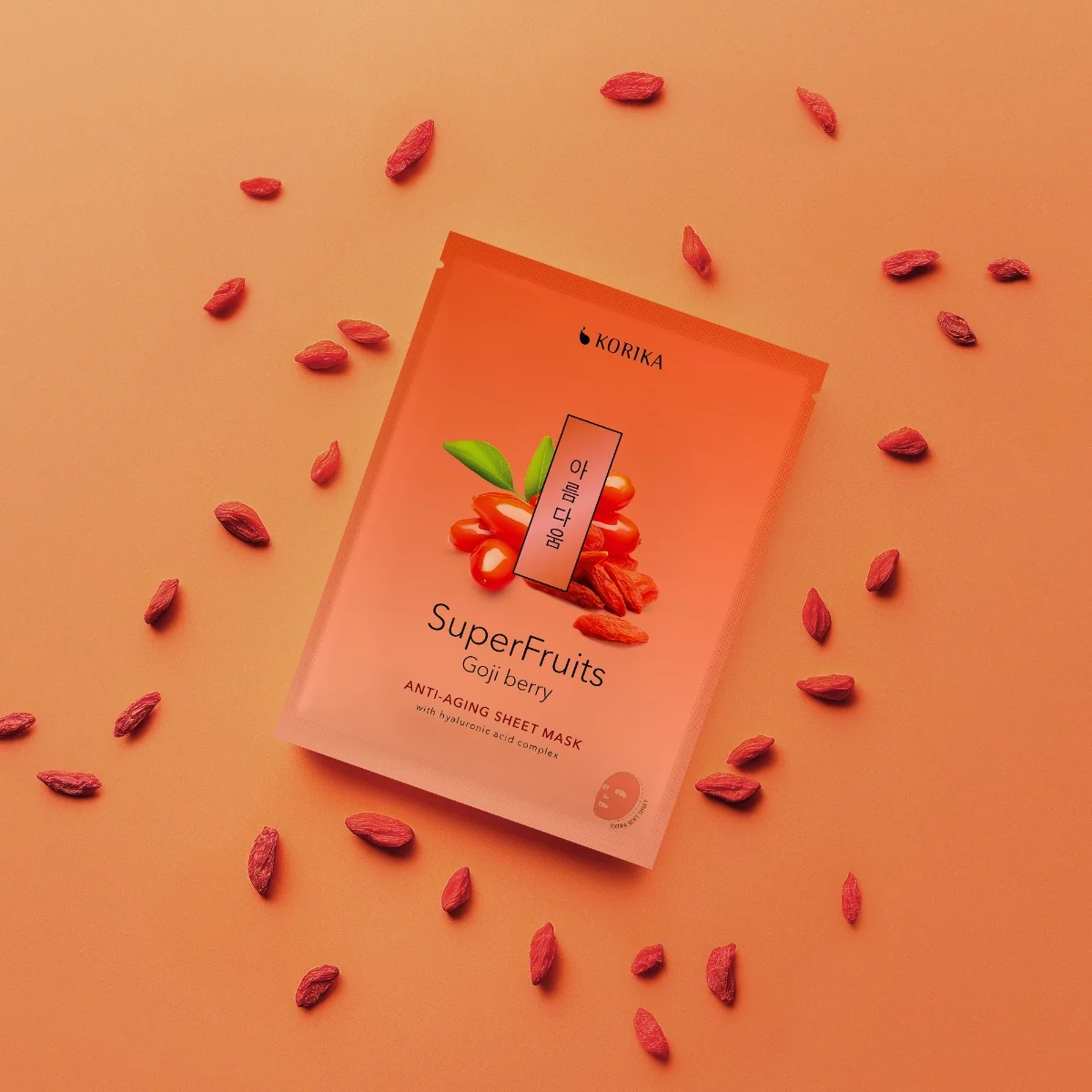 KORIKA SuperFruits Goji anti-aging sheet maska 25 g