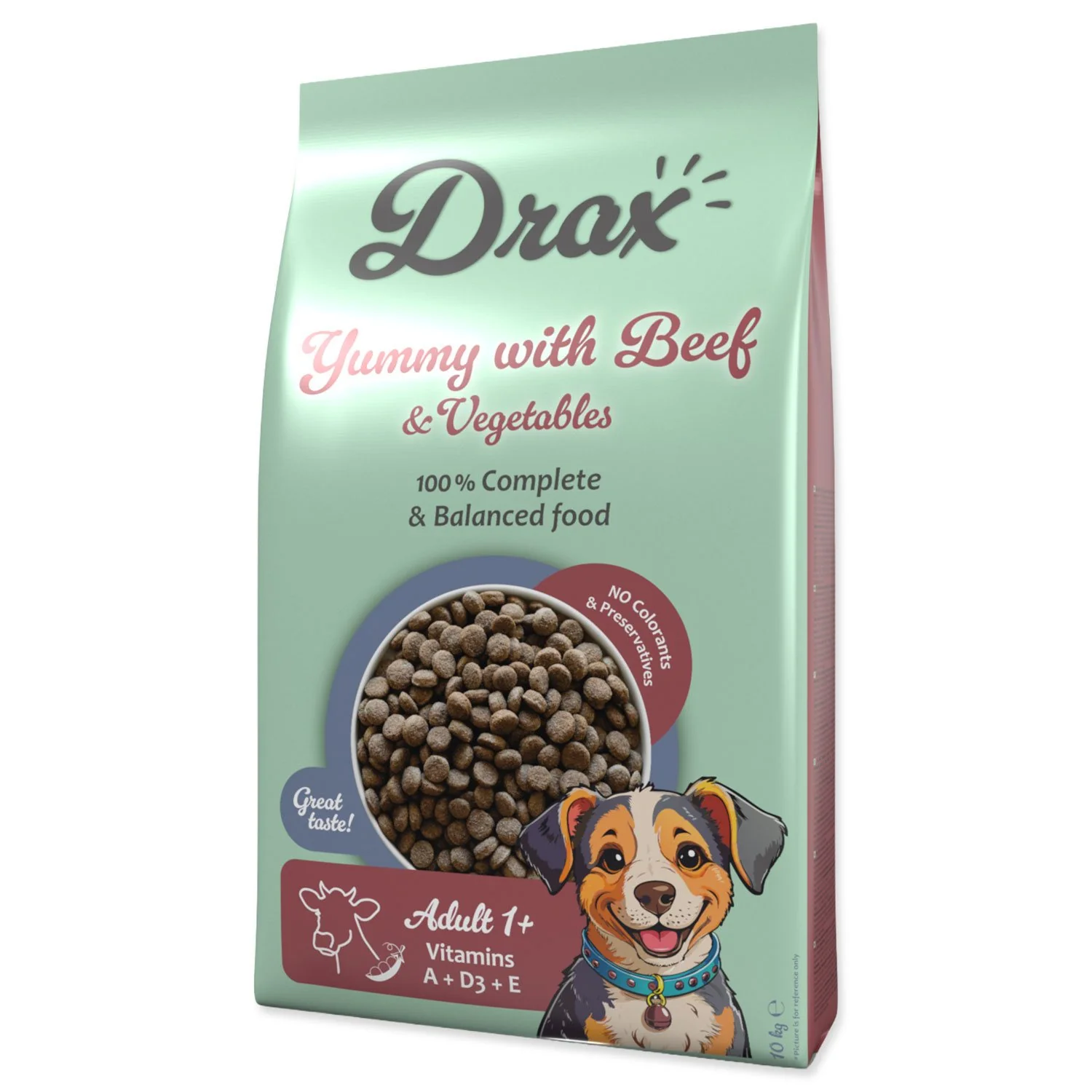 Drax Krmivo Adult s hovězím a se zeleninou 10kg