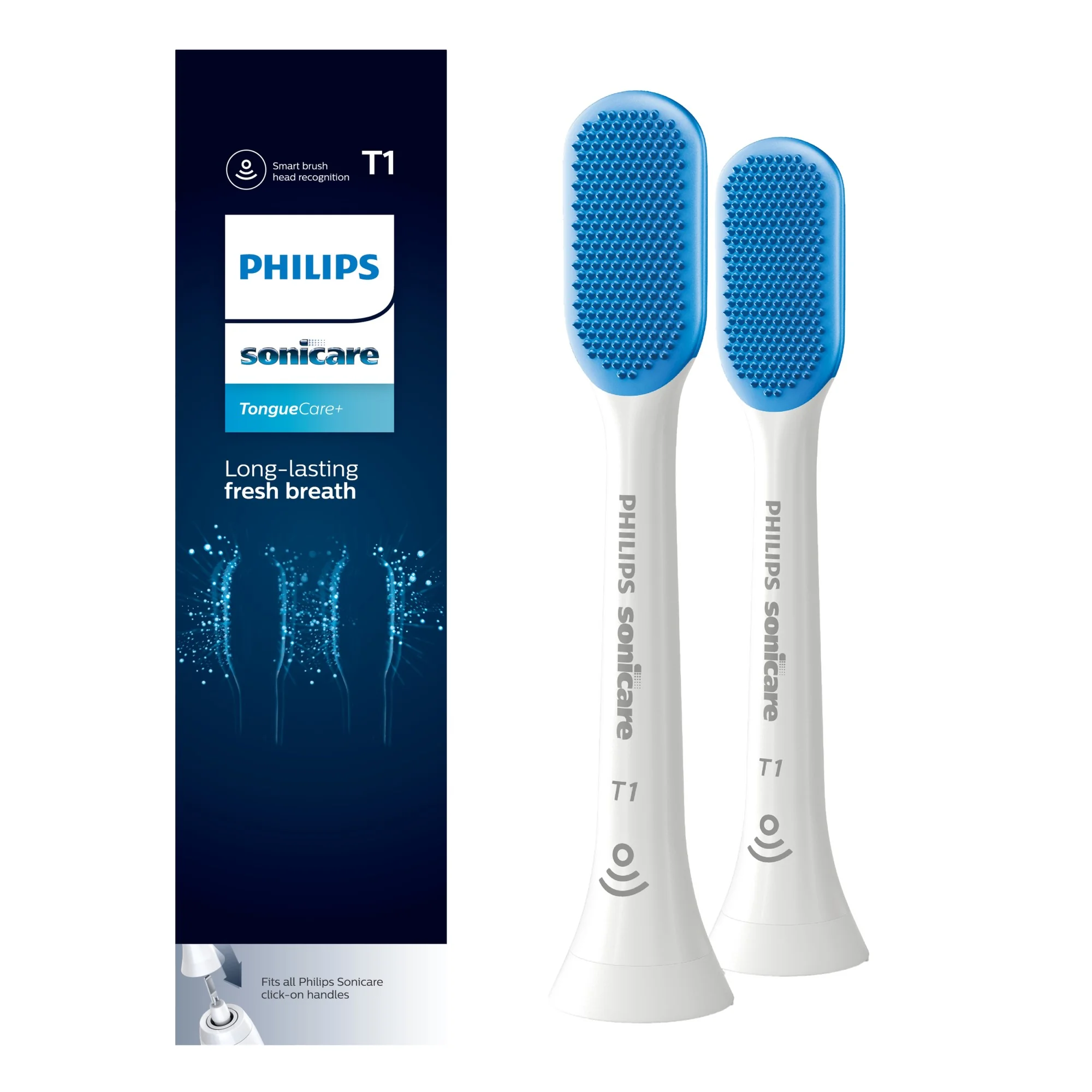 Philips Sonicare TongueCare+ HX8072/01 white hlavice na čištění jazyka 2 ks