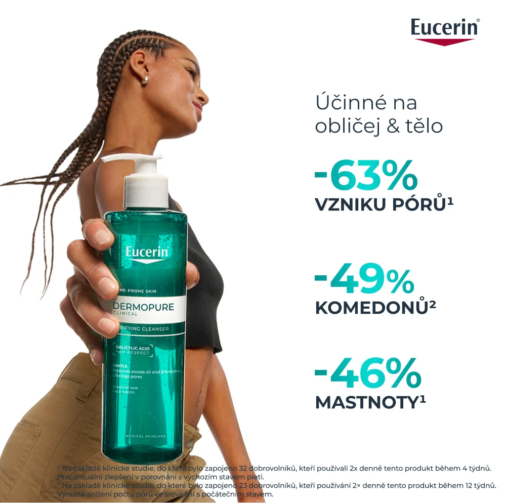 Eucerin DermoPure Clinical Hloubkově čisticí gel 400 ml