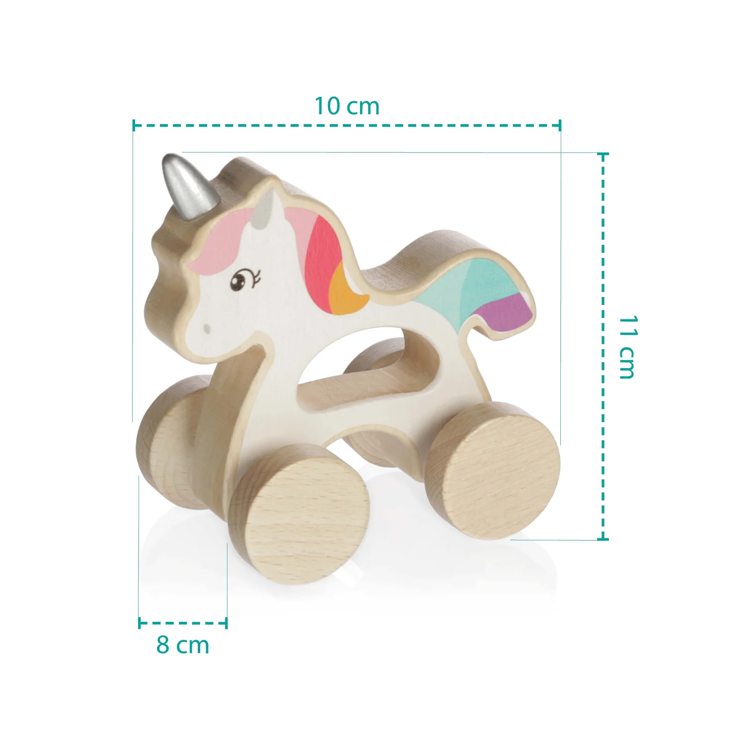 Zopa Dřevěný jezdící jednorožec, Unicorn