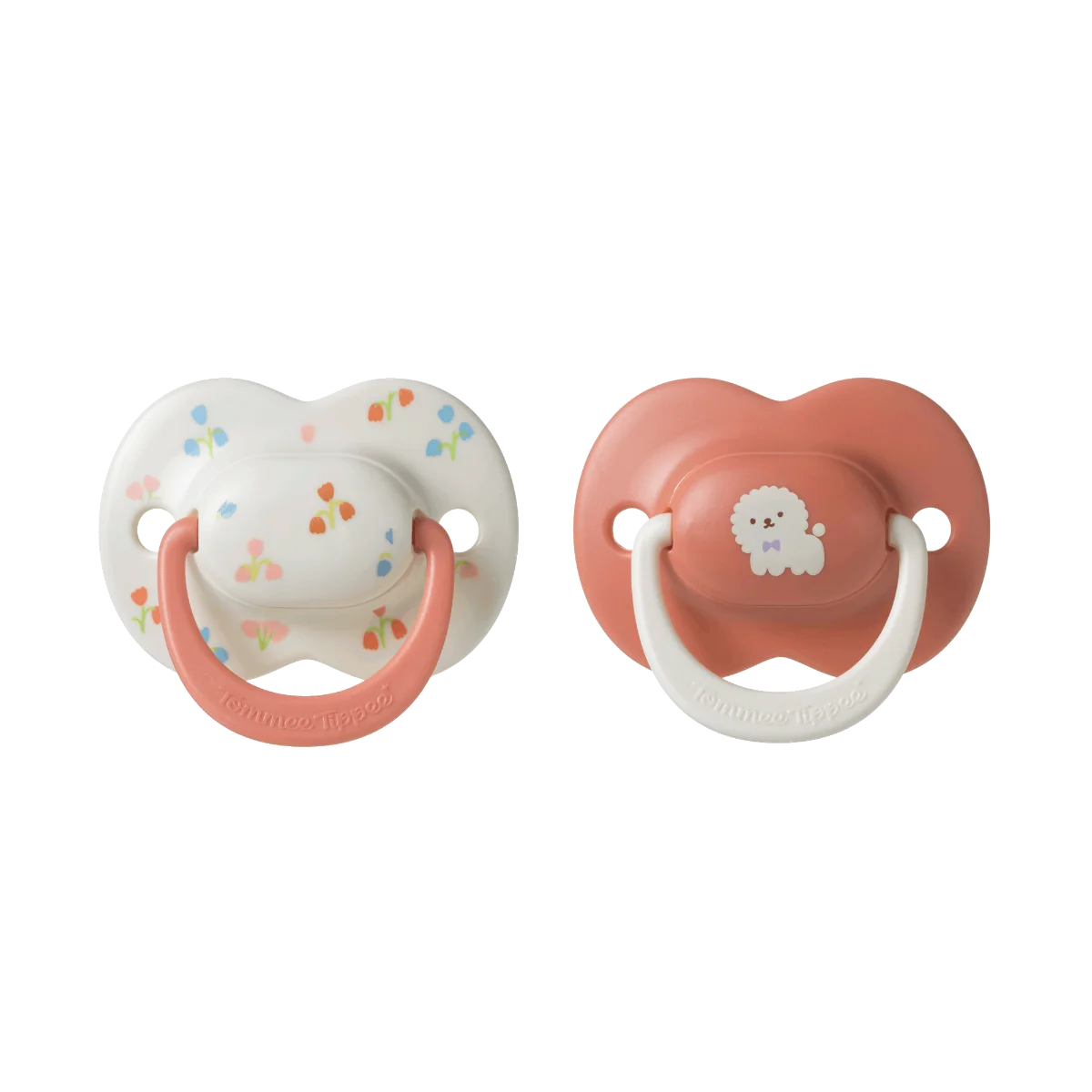 Tommee Tippee Silikonový dudlík Ultimate Fit Deco Girl 6-18m 2 ks více barevných variant