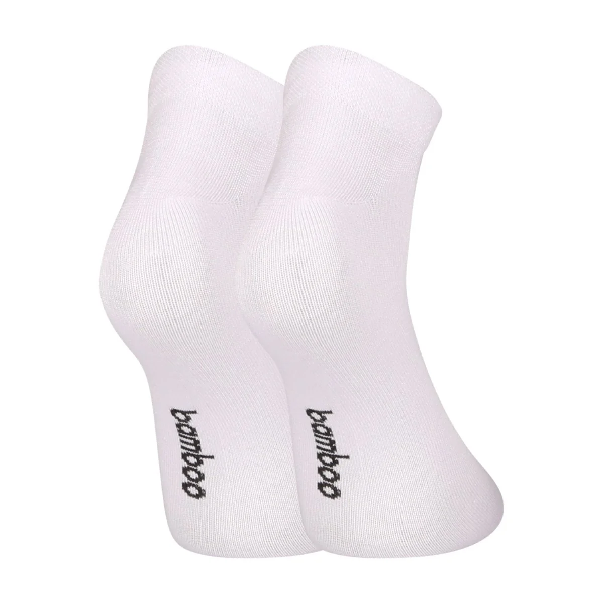 Nedeto 3PACK ponožky nízké bambusové bílé (3PBN02) L 