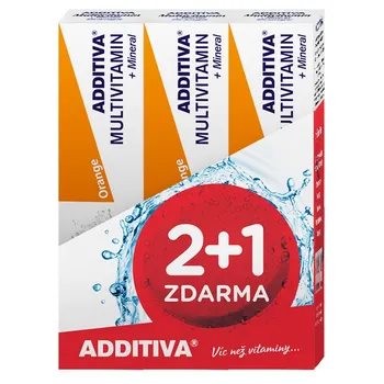 Additiva Multivitamin 2+1 pomeranč 3x20 šumivých tablet