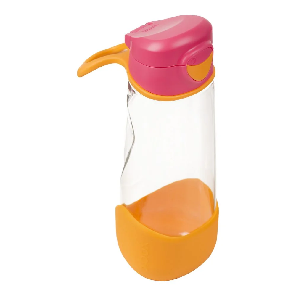 B.BOX Sport lahev na pití 600 ml - růžová/oranžová