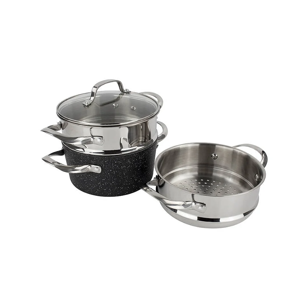 Imperial International LTD Eaziglide Neverstick2 set nádobí pro vaření v páře (1039) 