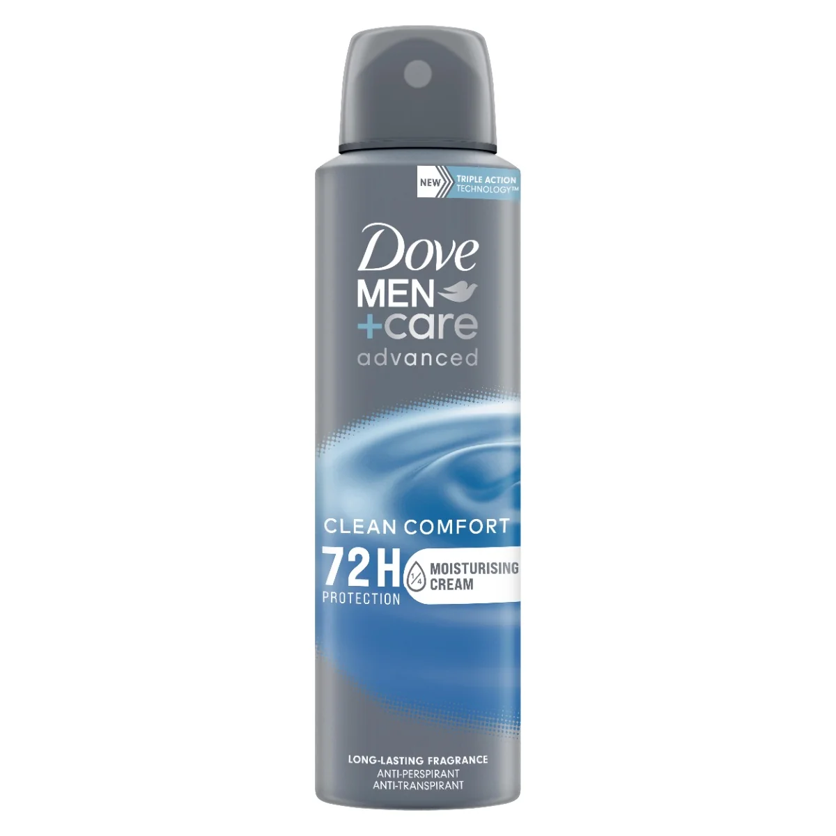 Dove Men Advanced Clean Comfort antiperspirant ve spreji 150 ml