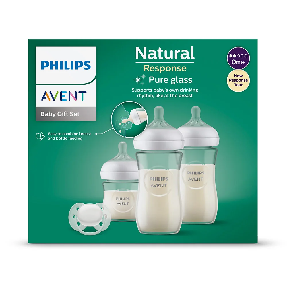 Philips Avent Natural Response Novorozenecká startovní sada SCD878/11 skleněná
