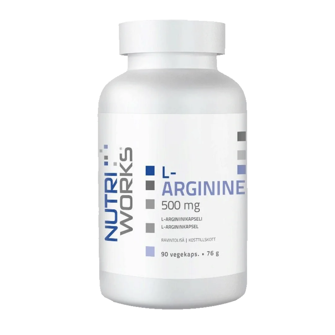 NutriWorks L-Arginine 500mg - 90 kapslí