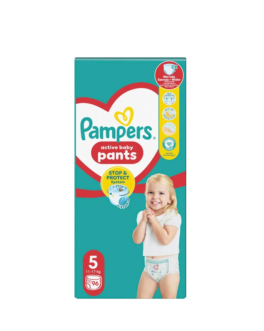 Pampers Pants vel. 5 Mega Pack 11-17 kg plenkové kalhotky 96 ks