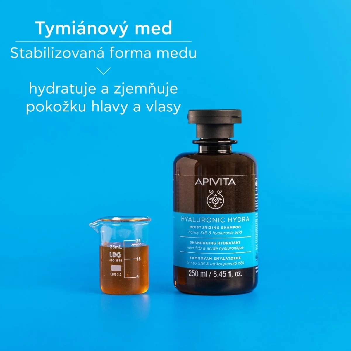APIVITA Hyaluronic Hydra hydratační šampon 250 ml
