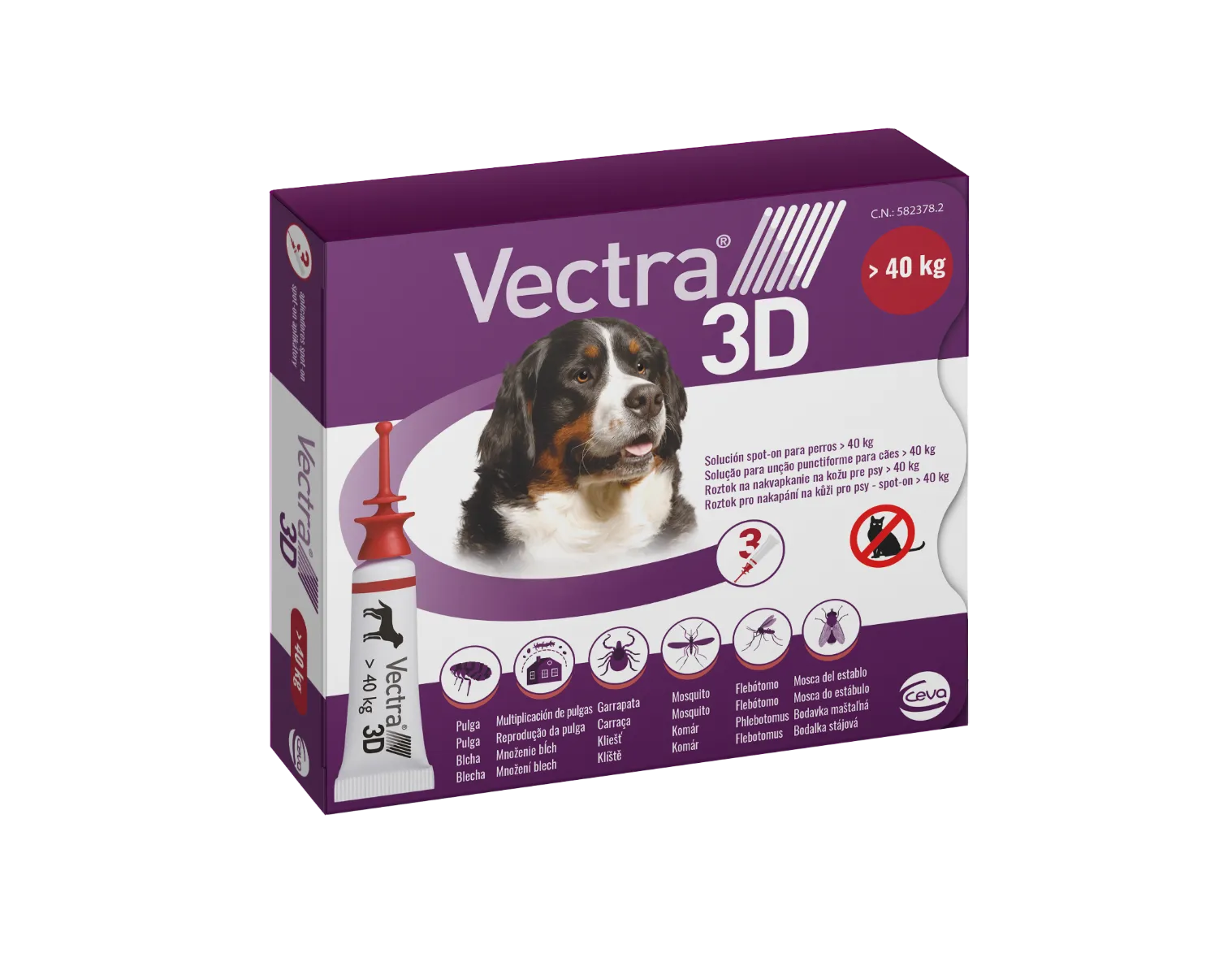 Vectra 3D spot-on pro psy XL (> 40 kg)