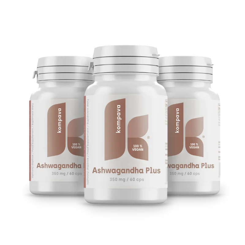 KOMPAVA Ashwagandha Plus 60 kapslí