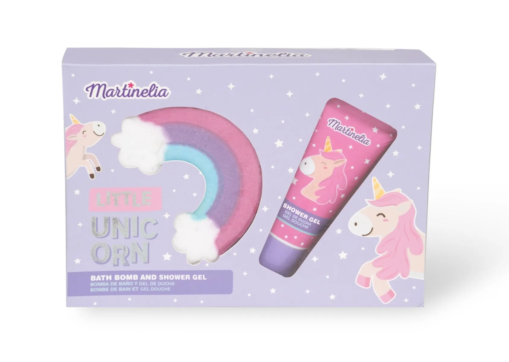 Martinelia Little Unicorn sprchový gel a bomba do koupele
