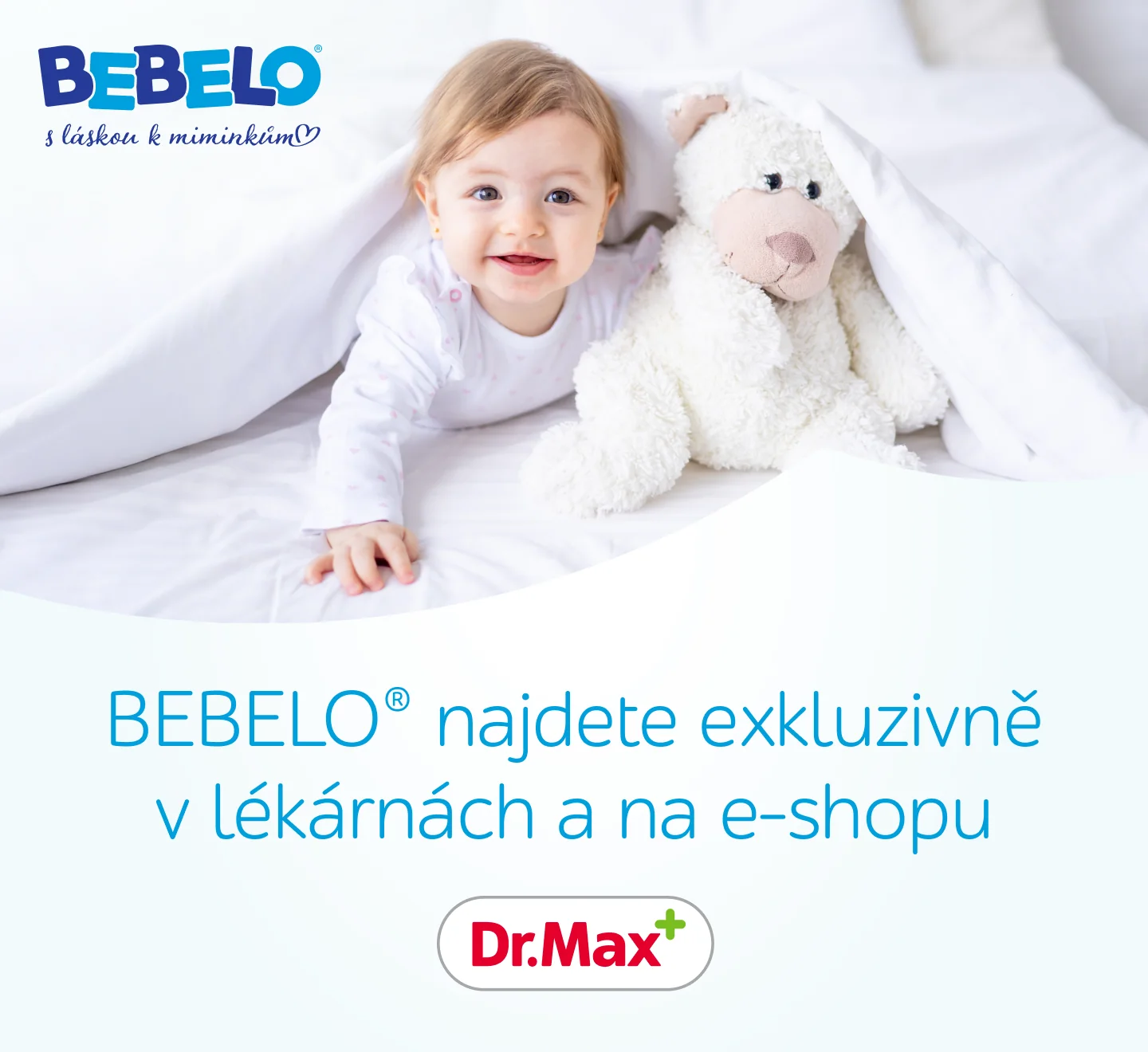 BEBELO® najdete exkluzivně v lékárnách a na e-shopu