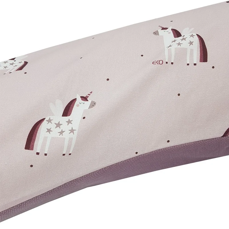 Eko Kojící polštář velvet Unicorn 180cm