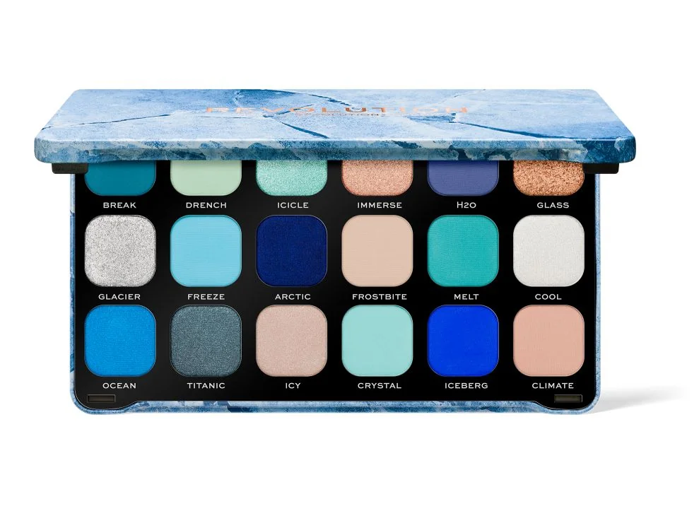 Makeup Revolution Forever Flawless Ice paletka očních stínů 20 g
