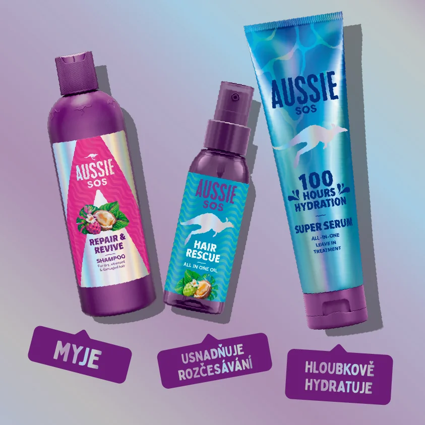 Aussie SOS Hair Rescue All in One olej 100 ml