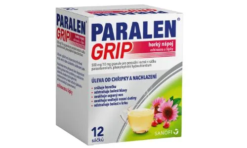 PARALEN® GRIP horký nápoj echinacea a šípky 12 sáčků – složení