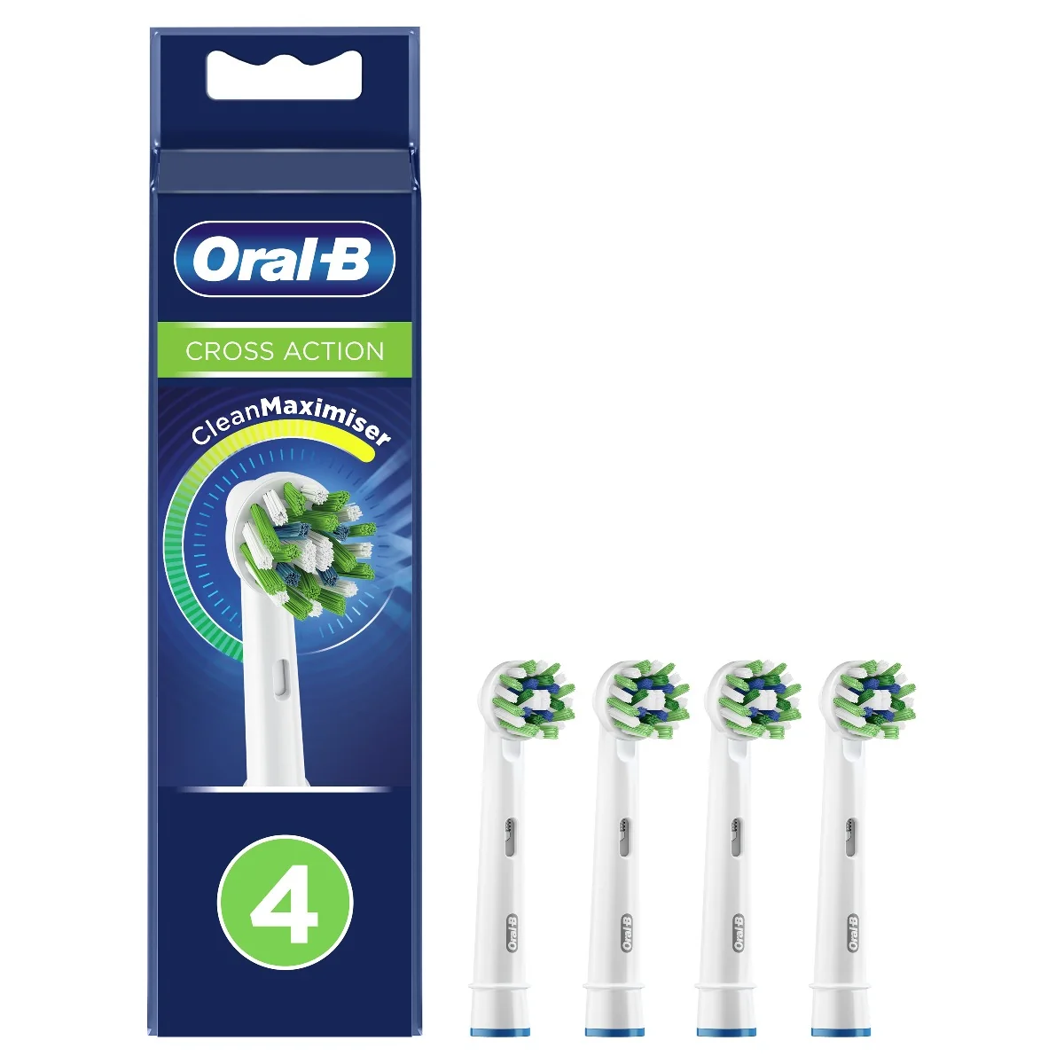 Oral-B EB 50-4 CrossAction náhradní hlavice s Technologií CleanMaximiser 4 ks