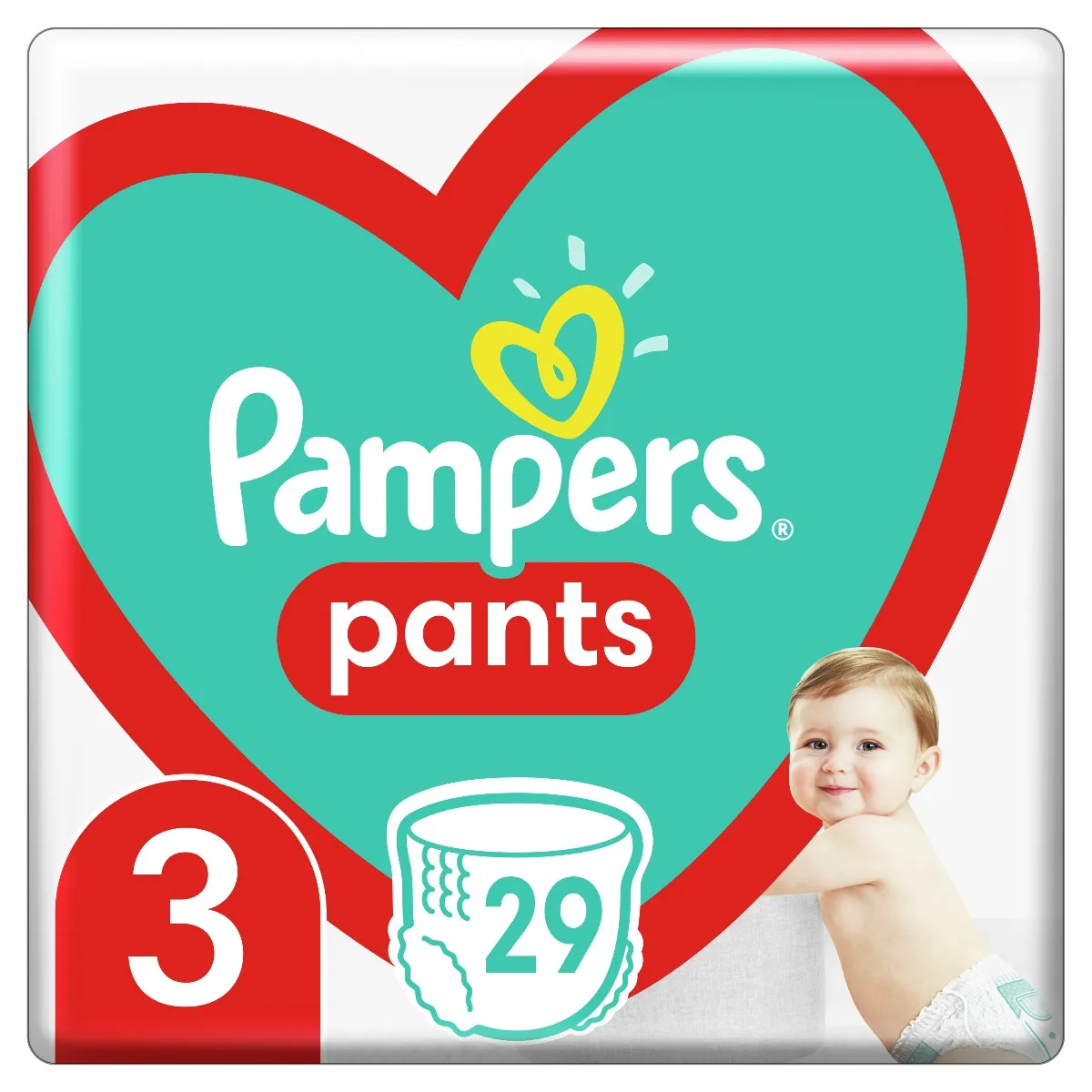 Pampers Pants vel. 3 6-11 kg plenkové kalhotky 29 ks