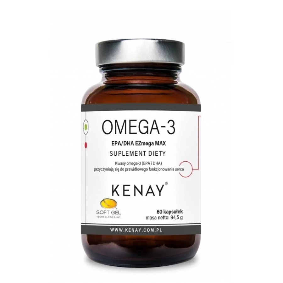 Kenay Omega 3 EPA DHA EZmega MAX 60 kapslí