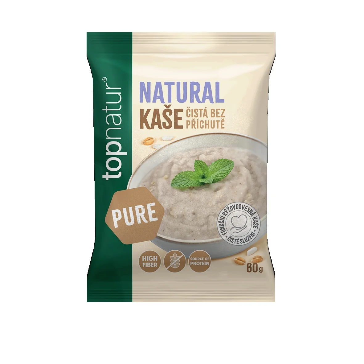 Topnatur Pure Rýžovoovesná kaše 60 g Natural