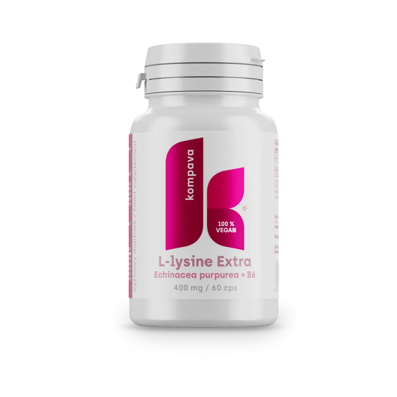 KOMPAVA L-lysin Extra 400 mg/60 kapslí