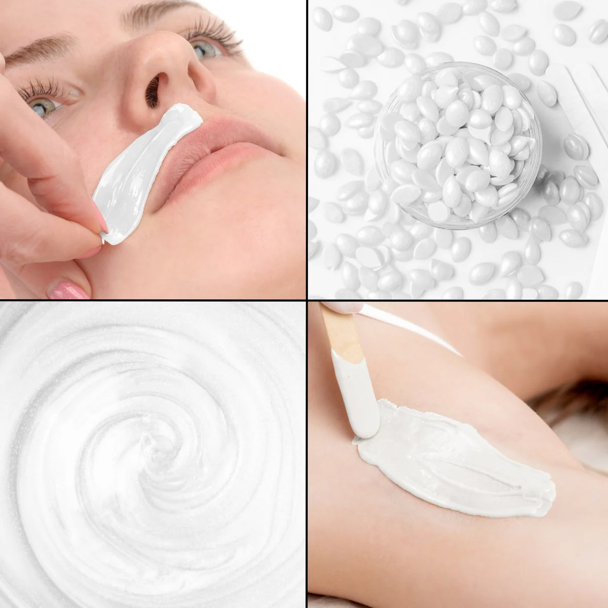 Rio Stripless hard wax beads 5x100g, COCONUT Voskové pecičky