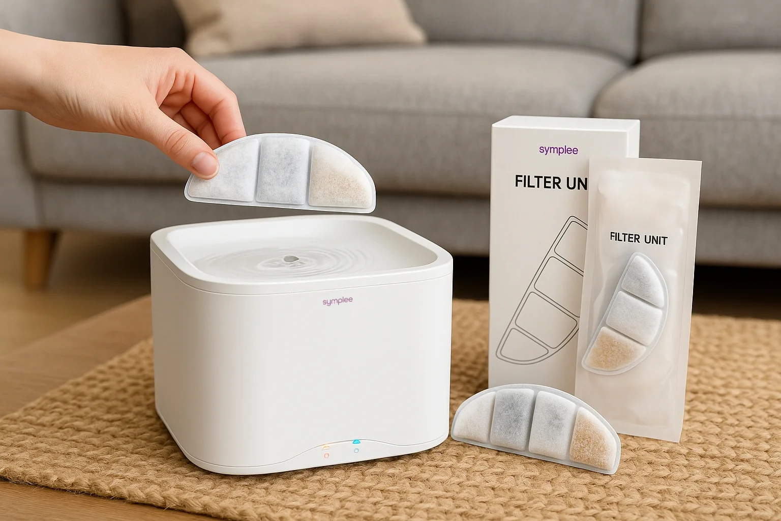 Symplee Smart Pet Fountain náhradní filtr 6 ks
