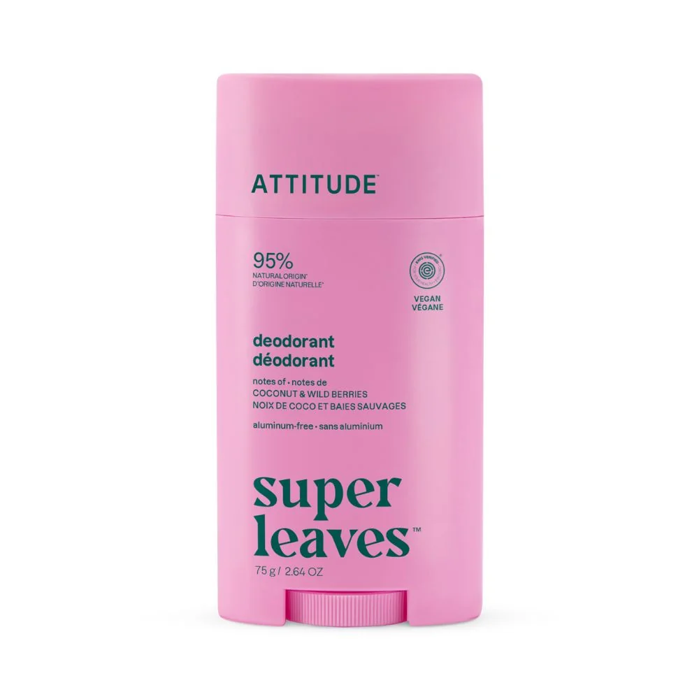 ATTITUDE Super leaves Přírodní deodorant kokos & lesní plody 75 g