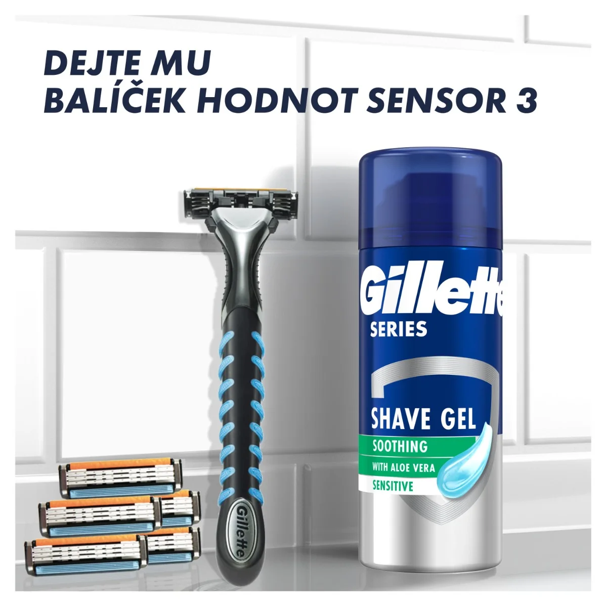 Gillette Sensor3 dárková sada